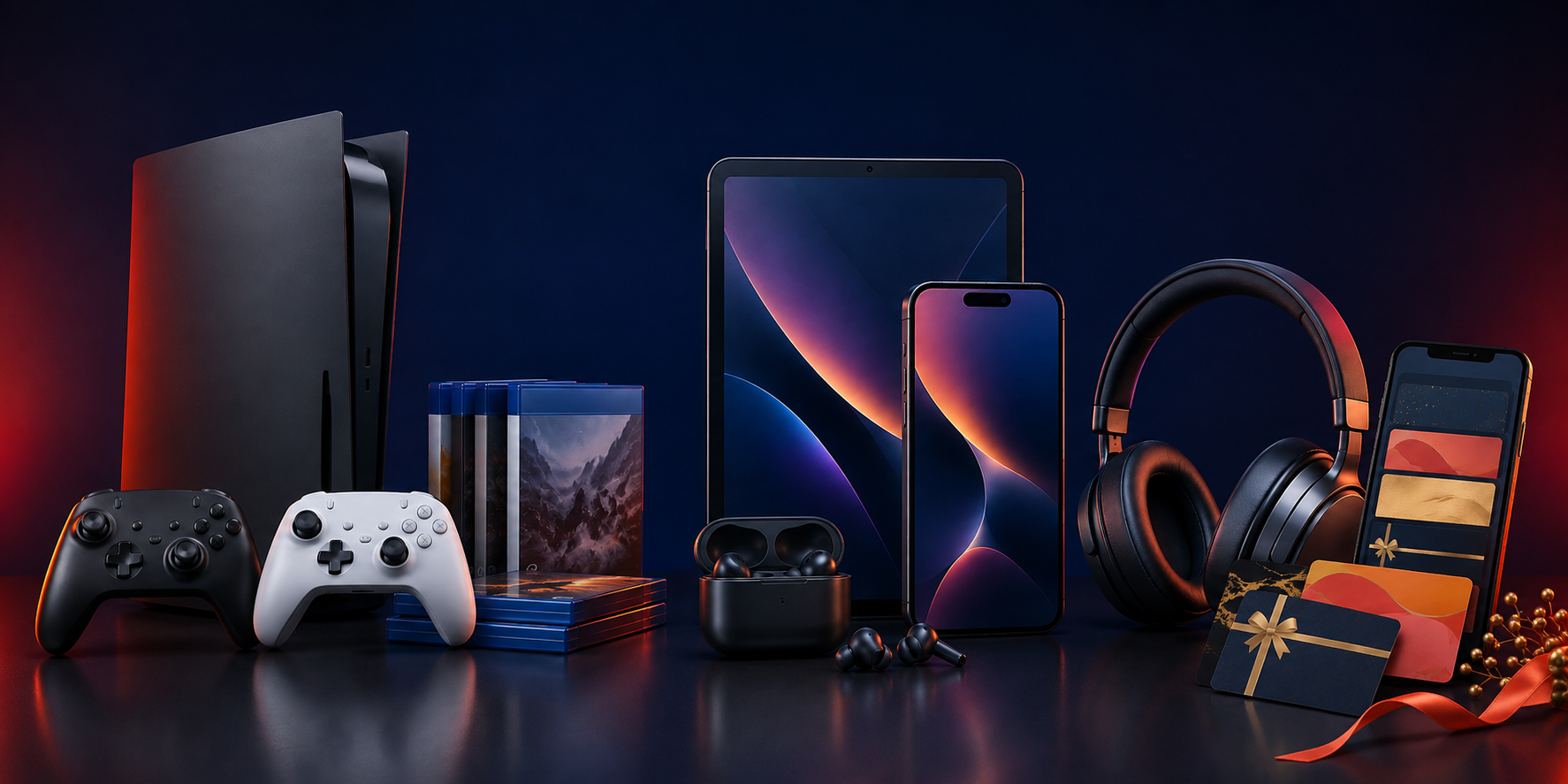 Wholesale gaming consoles, electronics, accessories, and gift cards