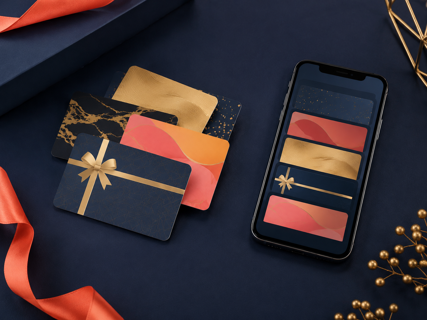 Physical and digital gift cards available for wholesale ordering